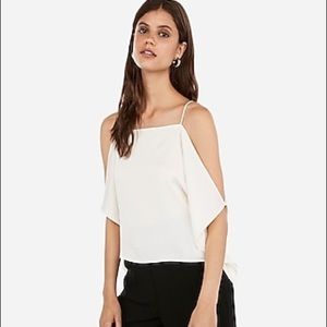Express Square Neck Cold Shoulder Cami